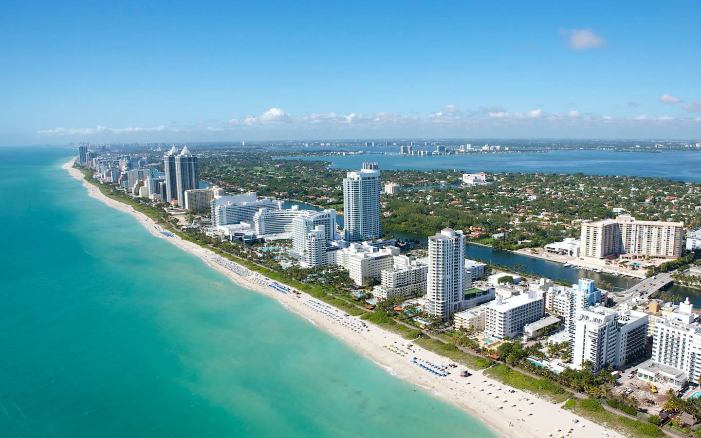 Miami coastline